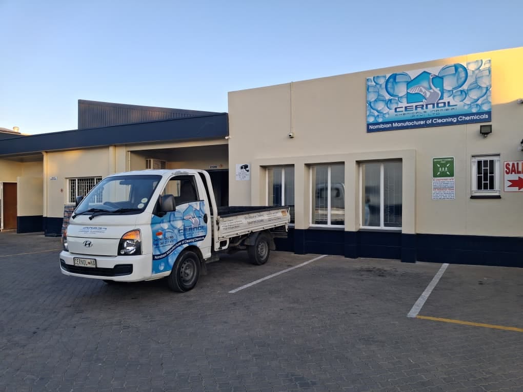 Cernol Chemicals Windhoek — Factory & Sales Office — Cnr Kallie Roodt & Etienne Rosseau Street, Northern Industrial Area, Windhoek